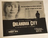 Oklahoma City Tv Guide Print Ad Kathy Baker TPA12 - £4.73 GBP
