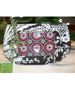 Vera Bradley Clip Zip ID Zipper Pouch Coin Purse Key Case Imperial Toile... - $24.61 CAD