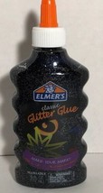 Black Glitter Glue Elmer&#39;s Washable Glitter Glue - Black   Great For Slime. - £5.53 GBP