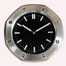 T6118 Metal Watch Shape Wall Clock Modern Design Durable Silent Wall Clocks - £110.97 GBP