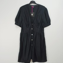V by Very Mini Dress Black Size UK 16 NEW - £11.85 GBP