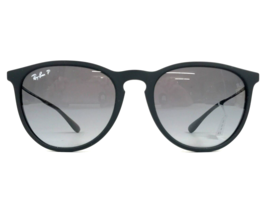 Ray-Ban Sunglasses RB4171 ERIKA 622/T3 Rubber Black with Gray Gradient Polarized - £72.81 GBP