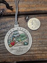#10 in Series - 2005 John Deere Pewter Christmas Ornament - Lindeman Cra... - $19.75