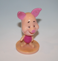 Kellogg&#39;s Disney Toy Winnie the Pooh&#39;s Piglet 3&quot; Plastic Mini Pink Bobbl... - $9.97