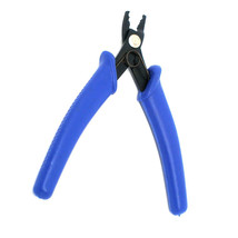 Jewelry Making Crimping Pliers 5&quot; Painted Stainless Steel, Plastic Handles (1) - £4.67 GBP
