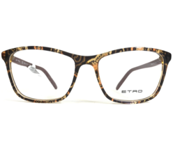 Etro Eyeglasses Frames ET2641 802 Black Brown Orange Paisley Cat Eye 54-16-140 - £58.67 GBP
