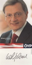 Wolfgang Schussel Austria Chancellor Politics Hand Signed Photo - £7.07 GBP