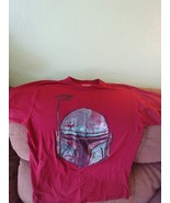 Star Wars: The Mandalorian Boba Fett Helmet Men&#39;s T-Shirt Large - $19.14 CAD