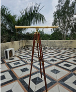 Brass Telescope on Adjustable Tripod - Nautical Decor Gift - Maritime Gift - $341.92 CAD