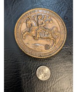 1976 Maryland Américain Du Bicentenaire Bronze Medal Presse-Papier Pièce... - $365.98 MXN