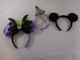 Disney Parks Maleficent Horns Spell Bound Headband Minnie Ears, RARE 2018 !! + + - £51.46 GBP