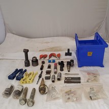 Lot of Assorted Brass Plumb Bob,Cable Stripper,Drill Chuk &amp; other Tools ... - $148.50