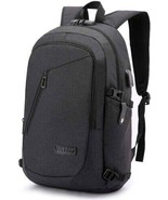 Viuocer 15.6" Anti Theft Laptop Back Pack with USB and Audio Jack Outlet...Black - $13.06