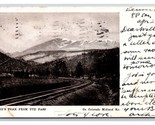 Colorado Midland Railway Ute Pass View of Pikes Peak CO 1906 UDB Postcar... - $5.89