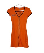 Spirit Halloween Women&#39;s County Prison Costume Prisoner Dress XS Orange ... - $332.35 MXN