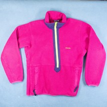 VTG Patagonia Womens Jacket Adult S Pink 1/2 Zip Retro Usa Made Fleece VTG - £36.79 GBP