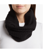 Portolano 100% Cashmere Infinite Neck Warmer Scarf, Luxurious  Black, NWT - $176.43 CAD
