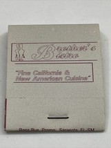 Vintage Matchbox Brother’s Bistro  Calif. &amp; American Cruising Sarasota, Fla  gmg - £9.66 GBP