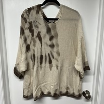 J.Jill Womens Tie Dye Dolman Sleeve Oversized Sweater Cashmere Blend Siz... - $35.64