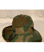 NWOT WOODLAND BDU PATTERN SUN BUCKET HAT WITHOUT CHIN STRAP - $22.80 CAD