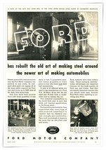 Print Ad Ford Motor Co Hot Strip Mill River Rouge Steel Plant 1936 Adver... - $10.64 CAD
