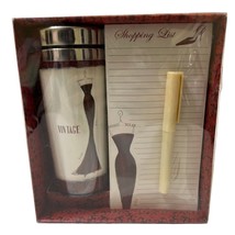 Travel Mug Gift Set Color Craze Red Dress Design Mug Pen Notebook Paper ... - $17.05