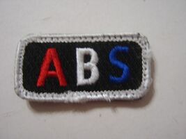 USAF PENCIL POCKET PLATCH TAB - ABS USED WITH HOOK &amp; LOOP MATERIAL ON BACK - $3.96