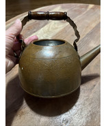 Vintage Hammered Solid Copper TEAPOT Chile Tea Pot Copperware No Lid - $44.42 CAD