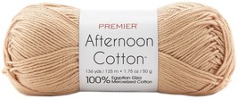 Premier Yarns Afternoon Cotton Yarn-Hazel - £16.59 GBP