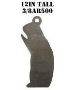 12&quot; Steel Shooting Targets - 3/8&quot; AR500 Prairie Dog Animal Silhouette Ha... - $760.34 MXN