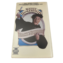 Back to School (VHS, 1986, HBO Cannon Hard Case) Rodney Dangerfieldn Vintage - £8.83 GBP