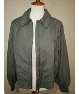 Levi&#39;s Olive Green Bomber Zip Jacket Womens New With Tags Size Large SUP... - $47.91 CAD