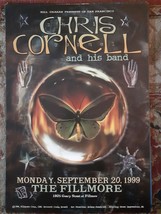 Mint Chris Cornell Fillmore Poster 1999 Soundgarden - £30.07 GBP