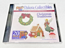 Dakota Collectibles Machine Embroidery Designs Cd Christmas Traditions 2... - $12.38
