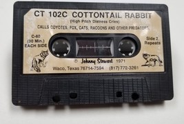 Johnny Stewart Cassette Tape CT 102C Calls High Pitch Cottontail Rabbit Cats Fox - £12.05 GBP