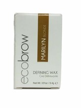 Ecobrow Defining Brow Wax MARIILYN Blonde.121 oz Eye Brows NEW - $18.89