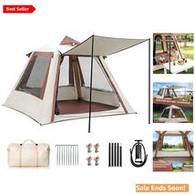 Inflatable Camping Tent with Canopy for 2-4 People Waterproof Sun-Proof ... - $243.49