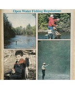 Maine 2001 Open Water Fishing Regulations Vintage 1st Printing Booklet #... - $27.34 CAD