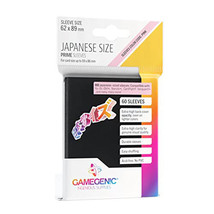 Gamegenic Prime Japanese Sized Sleeves - Black - $17.63