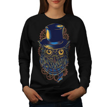 Wellcoda Owl Cool Fashion Womens Sweatshirt, Sir Bird Casual Pullover Jumper - £23.18 GBP+