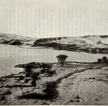 1942 Egypt Nile River In Nubia Historical Print Antique Ephemera 8 x 5  - $385.51 MXN