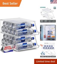 Rotating Water Bottle &amp; Can Holder for Organized Refrigerator Storage - ... - $48.50
