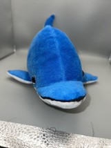 Fiesta 15&quot; Blue Bean Bag Dolphin Stuffed Animal - £7.98 GBP