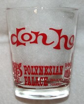 Vintage DON HO Hawaii Polynesian Palace Reef Towers Hotel Bar Rocks Glass - £15.56 GBP