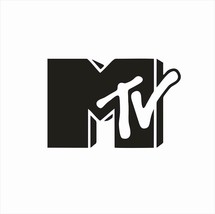 2x MTV Vinyl Decal Sticker Different colors &amp; size for Cars/Bikes/Windows - £3.44 GBP+