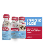 Pack of 4 SlimFast Original Cappuccino Delight Meal Replacement Shakes 11oz - €9,68 EUR