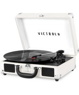 Victrola Vintage 3-Speed Bluetooth Portable Suitcase Record Player With ... - $71.04 CAD