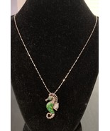 Misses/girls ringstone Seahorse pendant chain necklace Item - $10.74 CAD