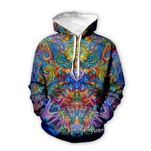 xinchenyuan New Men/Women Psychedelic Artwork 3D Printed Clothing Long Sleeve Fa - £63.47 GBP