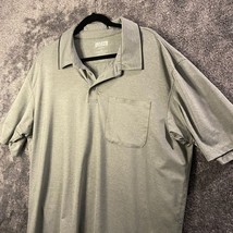 Duluth Trading Shirt Mens XL Extra Large Grey Polo Golfer Outdoors Perfo... - £10.09 GBP